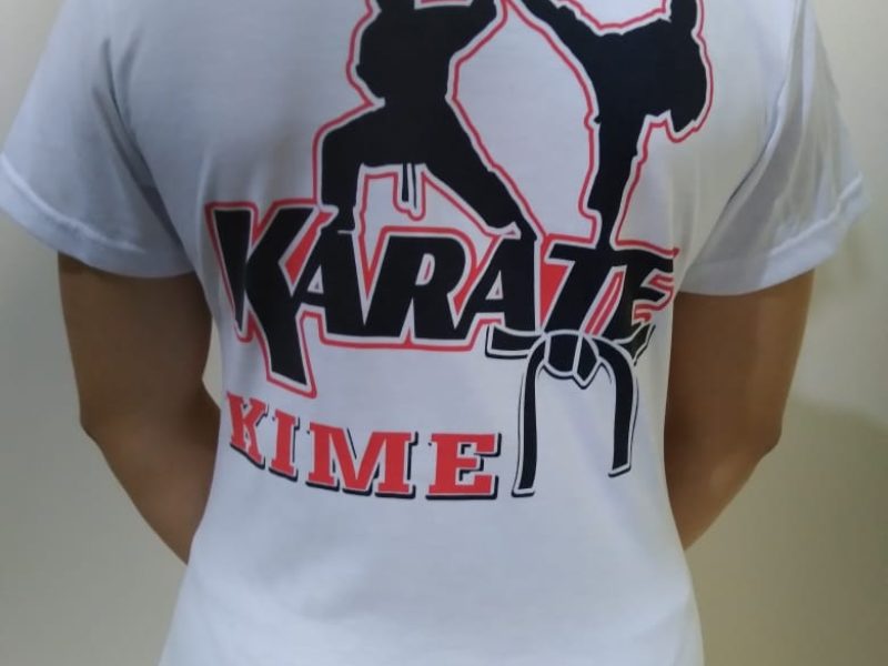 camiseta Branca Costas